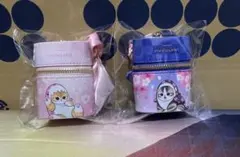 サメにゃん2種 スカーフチャーム付きポーチ 〜桜満開〜 mofusand