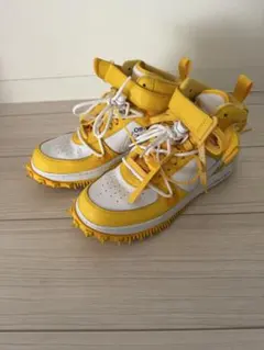 Off-White Air Force 1 イエロー　美品‼️のサムネイル