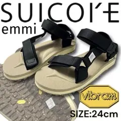 24cm emmi スイコック 定1.7万 Vibram 厚底 スポーツサンダルのサムネイル