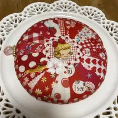 サークルポーチ　マーガレットアンドソフィー　レッド