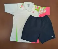 YONEX テニスウェア ポロシャツ＆ショートパンツ M