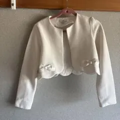 anyFAM ANY ホワイト　フォーマル　ジャケット　女の子　長袖　白のサムネイル