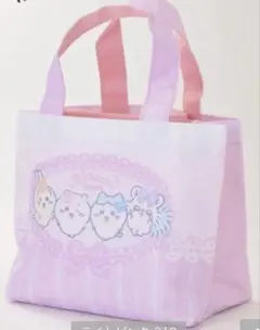 新品未使用 ちいかわ リボン柄 ミニトートバッグ 新学期 お弁当