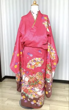 【未使用】コシノアヤコ　七五三　7歳　正絹　辛子色　女の子　着物　襦袢 メルカリ