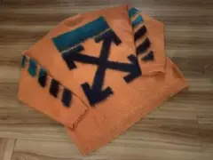 OFF-WHITE 【正規品】ニット セーターイエロー Off-White - オフホワイト OFF-WHITE ニットの通販 by KOMEHYO