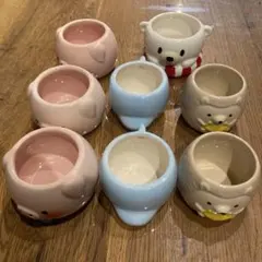 プリンカップ　陶器　動物　まとめ売りのサムネイル