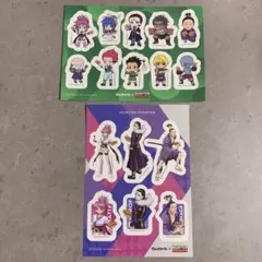 ハンターハンター　銀だこ　限定コラボカード　ステッカー　水見式
