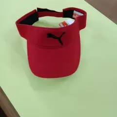 PUMA サンバイザー レッドのサムネイル