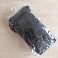 黒いフード付きレインコート XXL