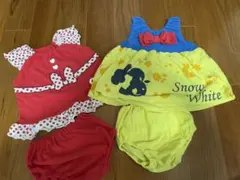 ディズニー　プリンセス　80cm 2点セット　ミニーちゃん　白雪姫　ディズニー