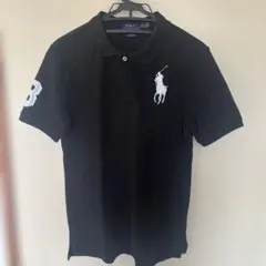 チーフキーフ】Polo Ralph Lauren ビッグポニー ポロシャツ 黒 - メルカリ