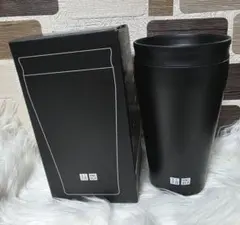 【未使用】ユニクロ　ステンレスボトル　黒　ブラック　440mlノベルティ