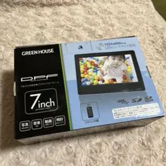 GREEN HOUSE 7型 デジタルフォトフレーム GH-DF7UC-BK