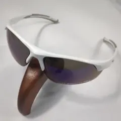 FILA　フィラ　メンズ　白フレーム　度無　スポーツ　サングラス