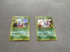 激レア】ポケモンカード 旧裏 メガニウム 2枚セット - メルカリ