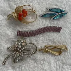 ヴィンテージ風　ブローチ　おまとめ　#75