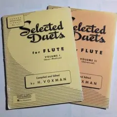 楽譜　Selected Duets for FLUTE　全2冊揃