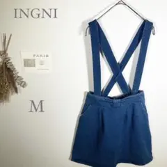 INGNI イング つりスカート 【M】 サスペンダースカート ミニスカート