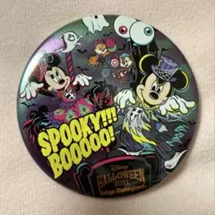 東京ディズニーランド2021ハロウィーン　spooky boooo 缶バッジ