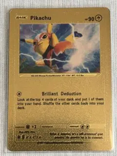 Pikachu ゴールド仕様 カード 海外限定