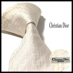 クリスチャンディオール ネクタイ 光沢 トロッター ロゴグラム