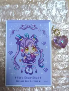 ドットアート　ミニミラー　キュンキュン