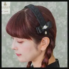 青木美沙子×NINA’S フラワーカチューシャ 中黒 しまむらのサムネイル