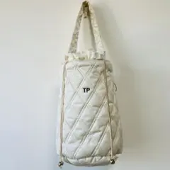 TP シアタープロダクツ　キルティングショルダーバッグ アイボリー　巾着