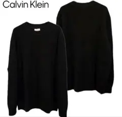 Calvin Klein ブラック クルーネックセーター