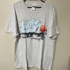 bacho GILDAN グラフィックプリントTシャツ グレー L