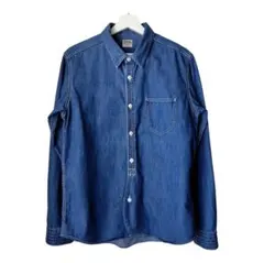 BARNS OUTFITTERS デニムシャツ L　日本製 羽織り長袖のサムネイル
