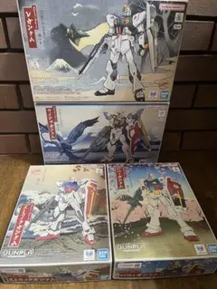 ENTRY GRADE 1/144シリーズ　ガンプラ浮世絵パッケージの4種セット