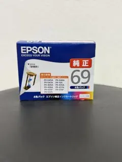 新品未開封　EPSON 純正 インクカートリッジ IC4CL69 4色パックのサムネイル