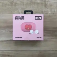BT21 公式Bluetoothワイヤレスイヤホン TATA テテ