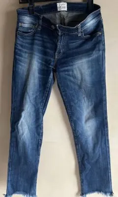 Ungrid スキニーデニム フリンジ裾