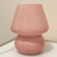 マッシュルームランプ　ピンク　韓国インテリア