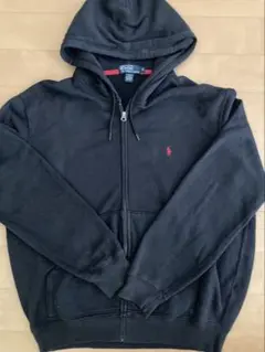 S*a様 【希少】90s ラルフローレン ジップパーカー ブラック　短丈