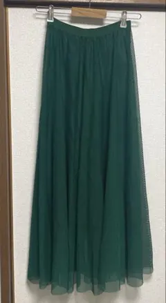 最終値下げ。美品　COTORICA.メッシュ　ロングスカート