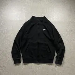 NIKE ナイキ ワンポイントロゴ ジップジャケット ジャージ ブラック M