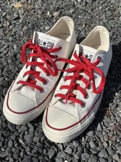 CONVERSE ALL STAR ローカット ホワイト/レッド