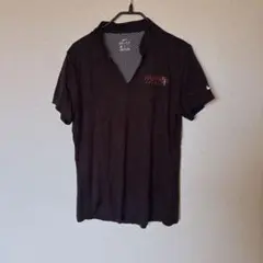 Nike Dri-FIT ブラック Vネックシャツ M