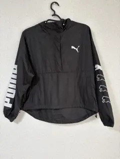 プーマ　ハーフジップウィンドブレーカー　ブラック　サイズS