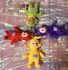 【土日限定価格】テレタビーズ　マスコットボールチェーンぬいぐるみ全4種コンプ