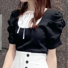 NOMAE フリルレイヤードトップスのサムネイル