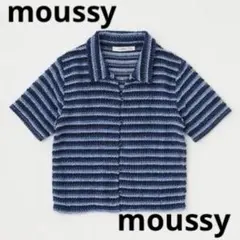 moussy 半袖シャツ BLU