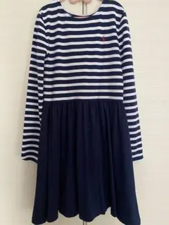 kate spade NEW YORK ボーダー柄ワンピース 160cm - メルカリ