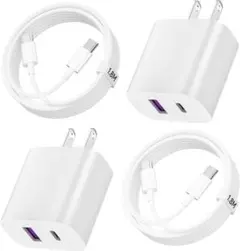 充電器-type-c (2個セット/2ポート) 20W usb タイプc 急速