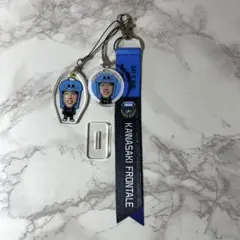 川崎フロンターレ 佐々木旭 マッチデーボンフィンキーホルダー