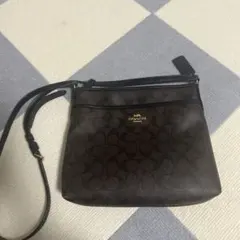 コーチ　ショルダーバッグ　茶　シグネチャー　F29210　斜めかけ可　s96