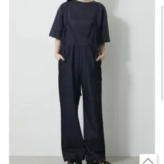 Lee アズールバイマウジー別注　デニム　リラックスサロペット　細紐　ワイド